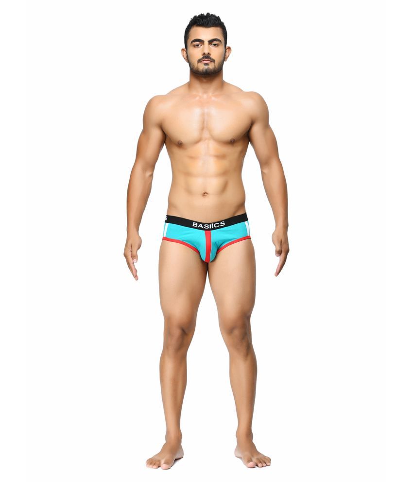     			La Intimo Cotton Men's Briefs ( Teal )