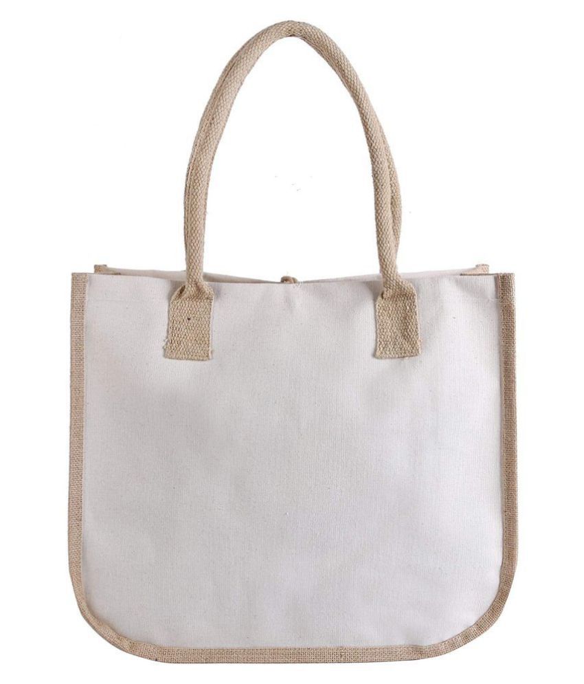 Earthbags White Canvas Tote Bag - Buy Earthbags White Canvas Tote Bag ...