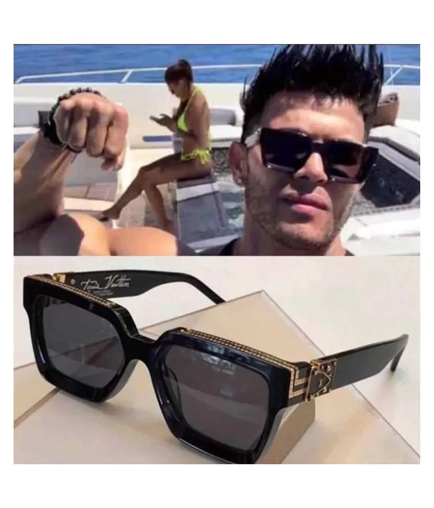 RESIST - Brown Rectangle Sunglasses ( Louis Vuitton ) - Buy RESIST - Brown  Rectangle Sunglasses ( Louis Vuitton ) Online at Low Price - Snapdeal
