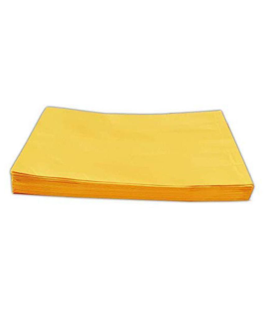 Laminated Yellow A4 Envelopes Size: 10 Inch X 12 Inch Pack of 50