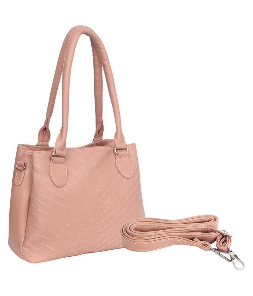     			Leather Land - PeachPuff  Faux Leather Sling Bag