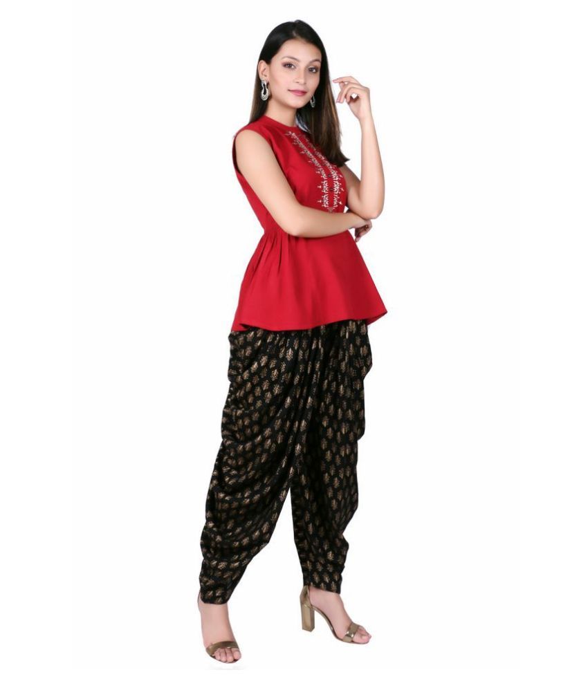 rayon dhoti pants