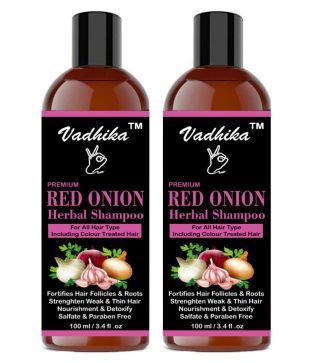 Vadhika Premium Red Onion Herbal Shampoo For Regrowth Shampoo 200
