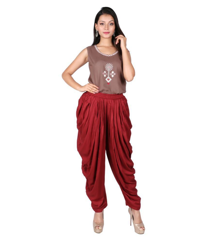 rayon dhoti pants