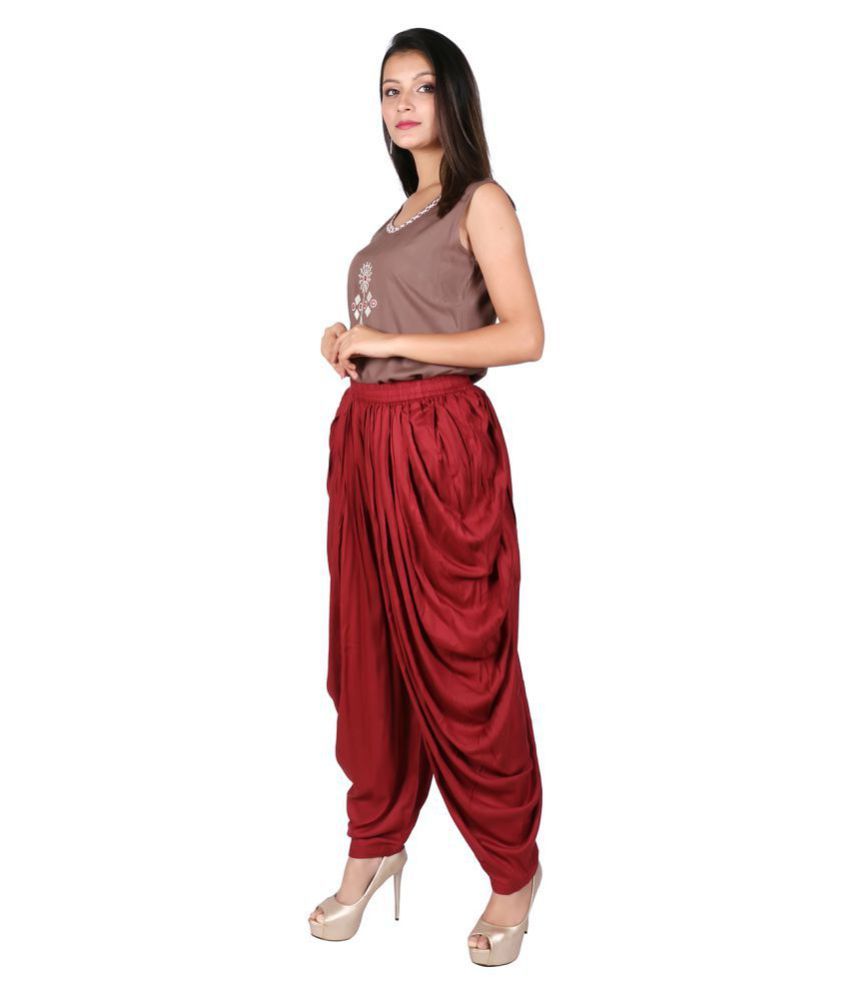 rayon dhoti pants