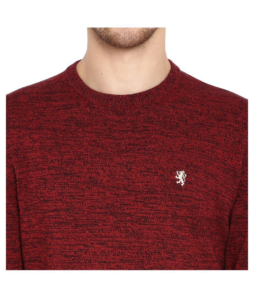 Red Tape Red Round Neck Sweater - Buy Red Tape Red Round Neck Sweater Online at Best Prices in 