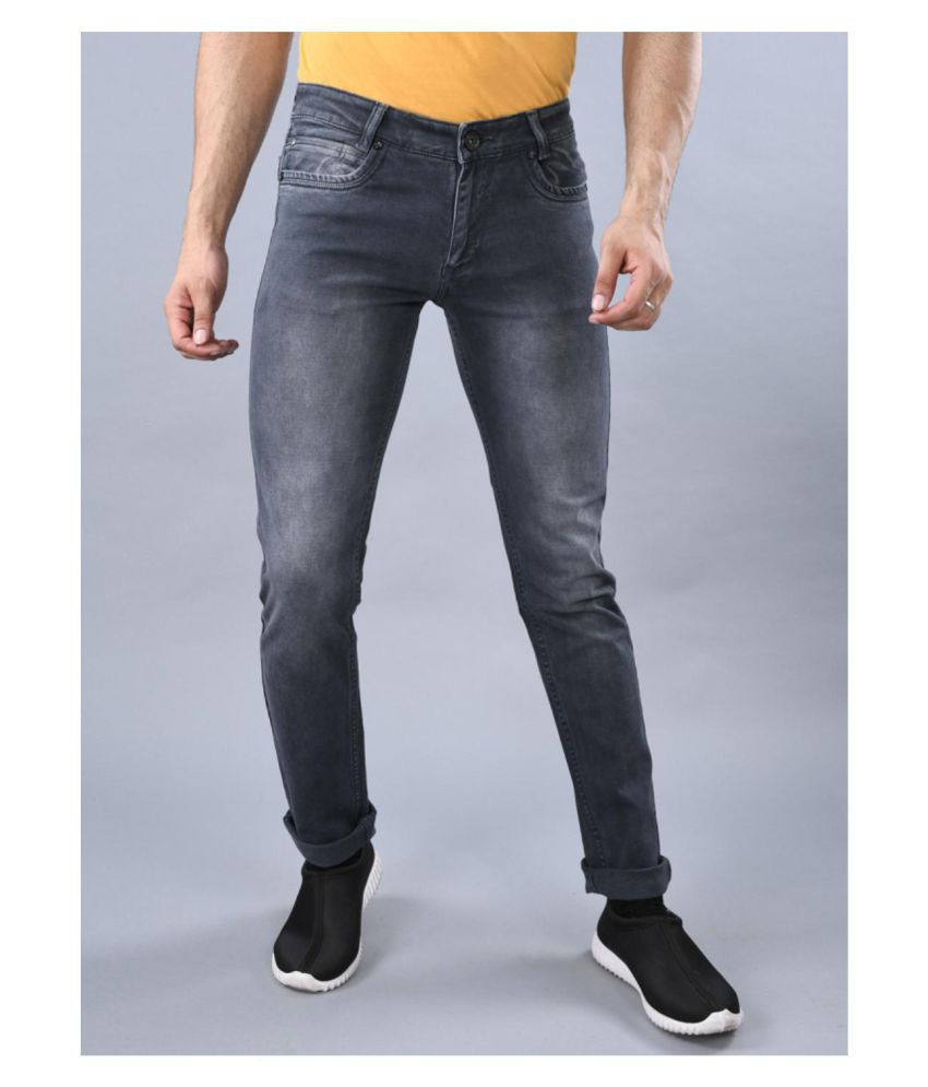 TRUE INDIAN Blue Slim Jeans - Buy TRUE INDIAN Blue Slim Jeans Online at ...