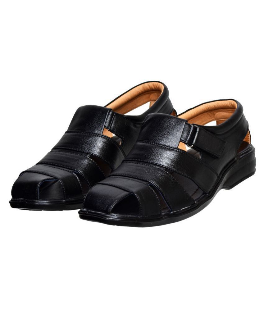 Buy Dream Makers - Black Men's Sandals Online at Best Price in India ...