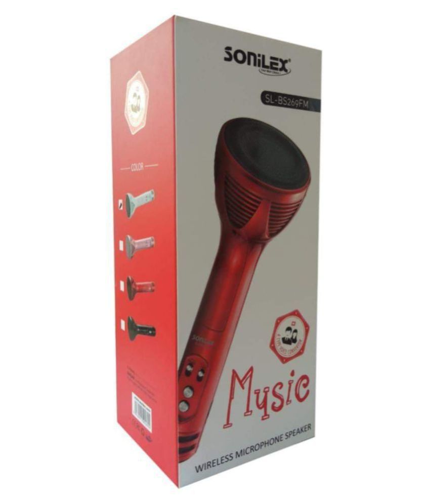 sonilex wireless microphone speaker