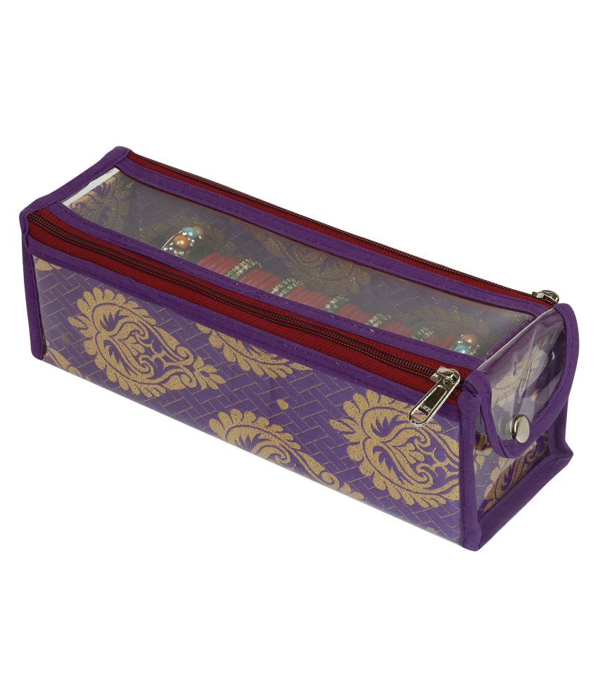     			E-Retailer™ Bangle Box for Women, Bangle Storage Box, Bangles Organiser Box (Set Content : 1 Pc, Color : Purple)