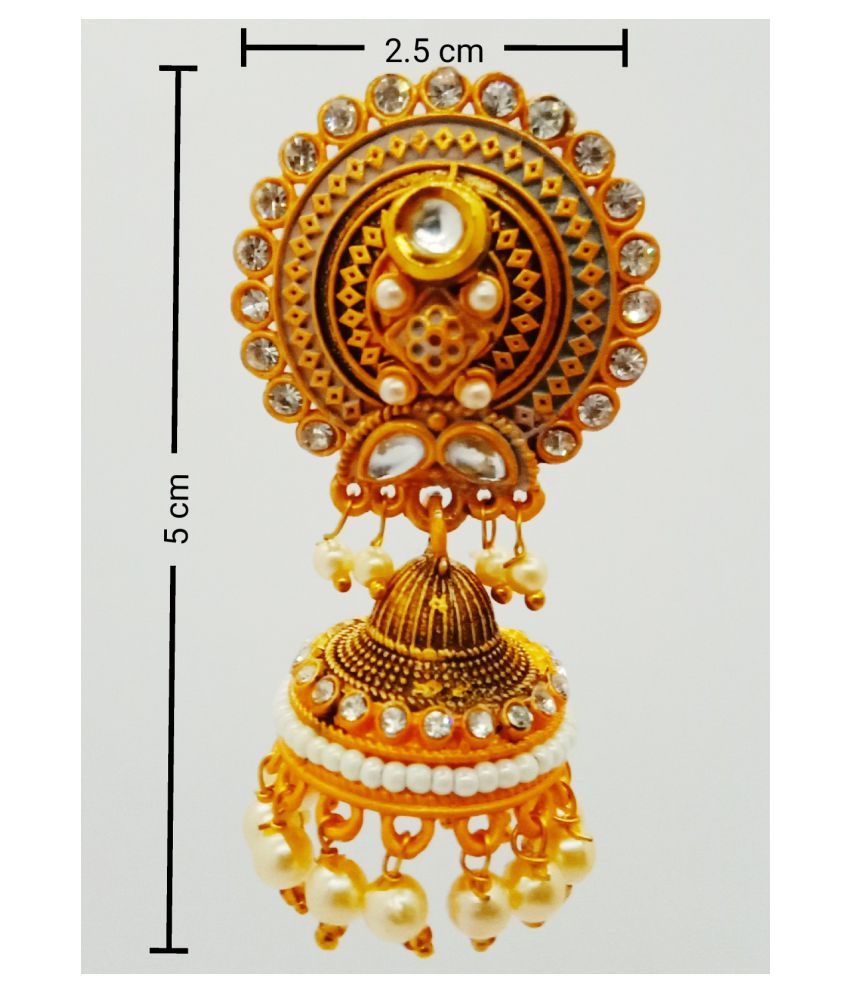 traditional wedding jhumka earrings