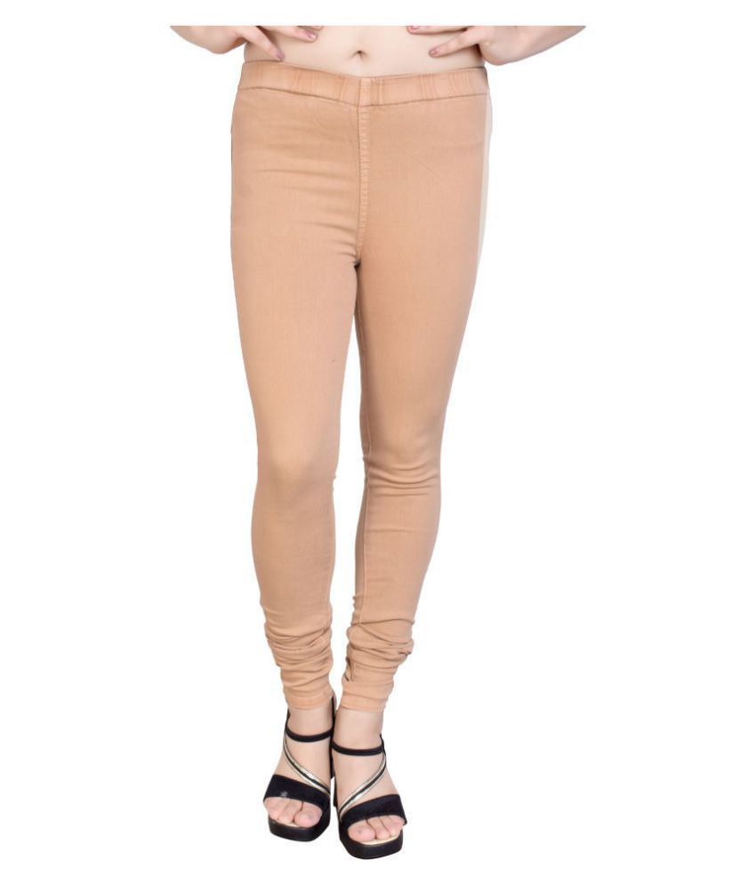     			FCK-3 Denim Jeggings - Beige