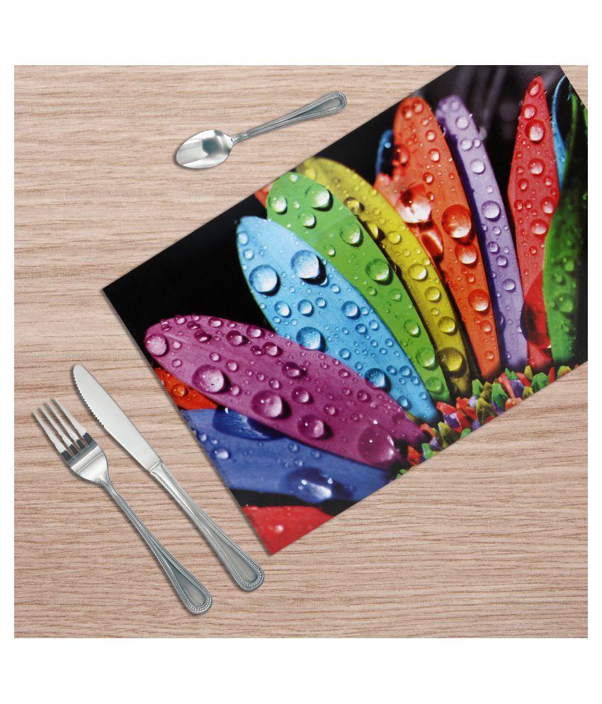     			ARADENT Set of 6 PVC Table Mats