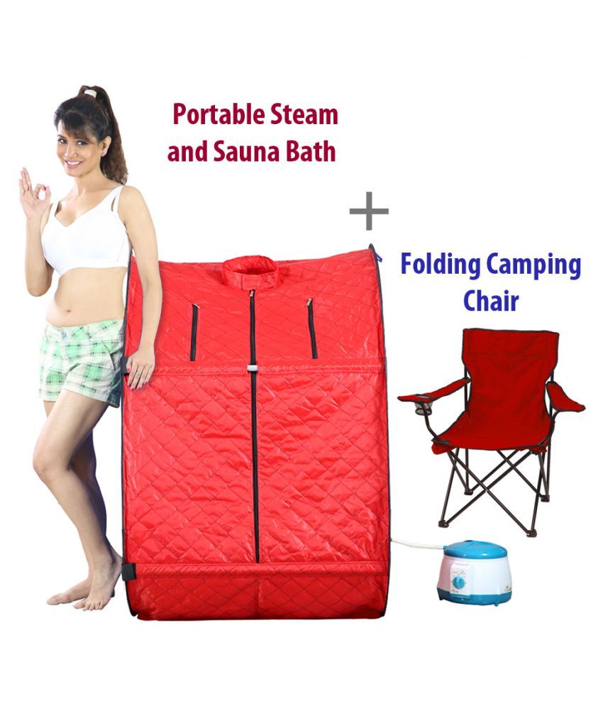 Kawachi Panchkarma Swedan With Folding Tripod Chair Foldable Sauna