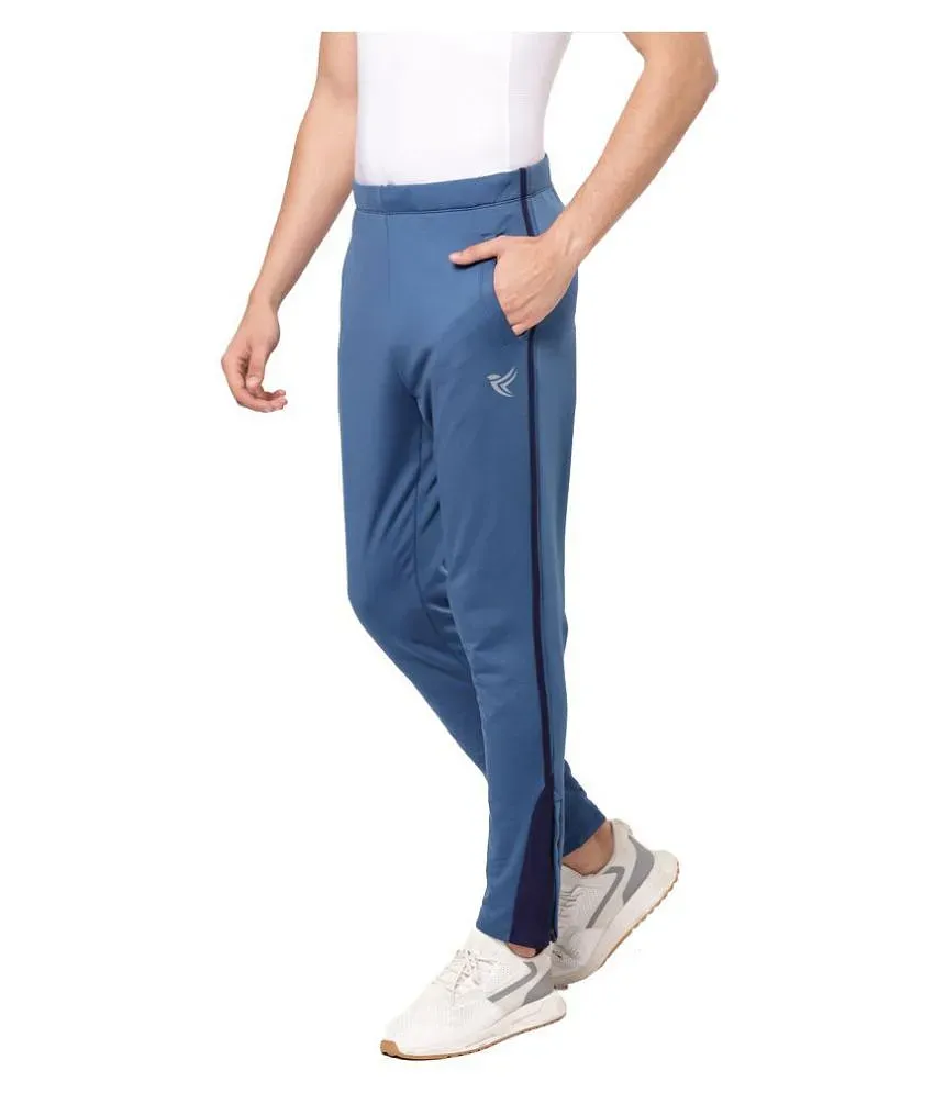 Buy online Blue Lycra Blend Full Length Track Pant from Sports Wear for Men  by Zeffit for ₹700 at 47% off