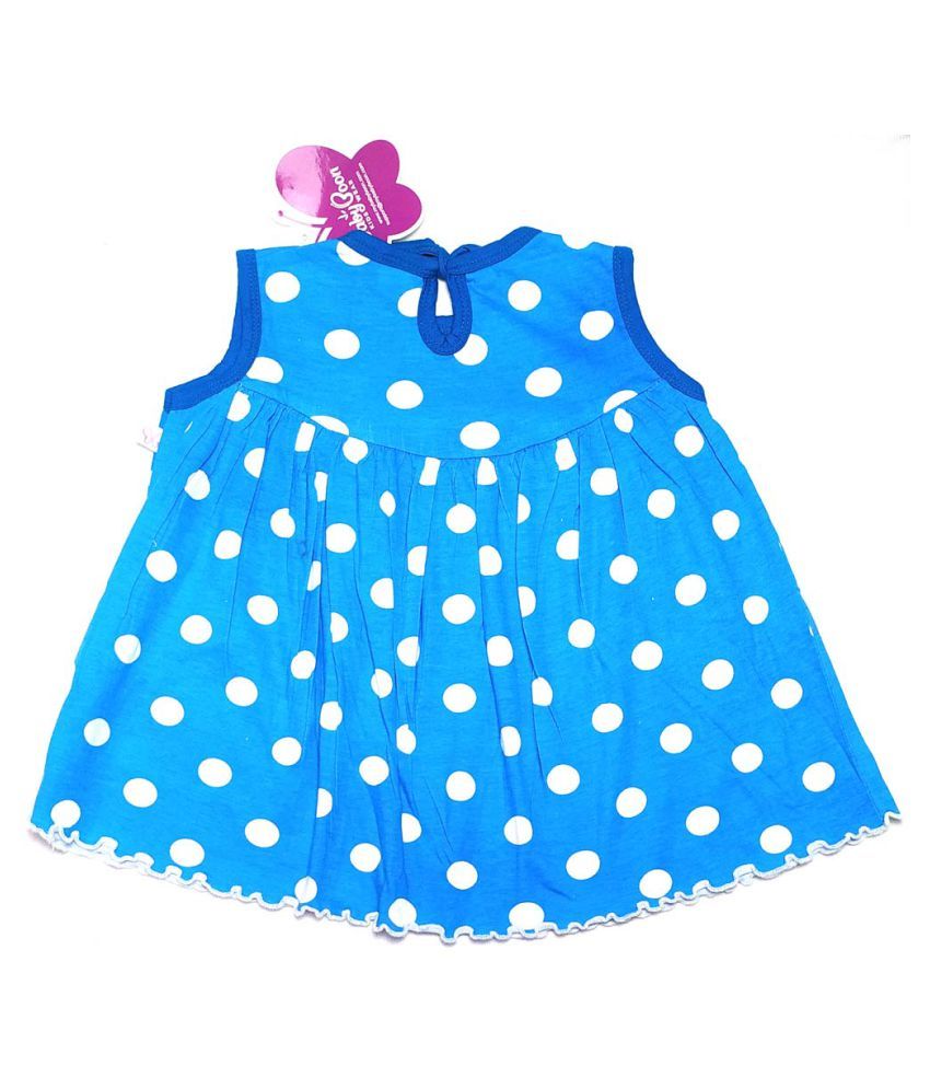 polka dot frock design