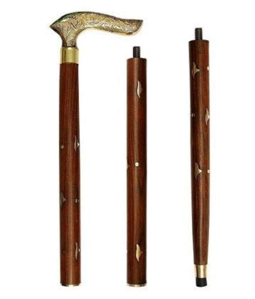 the bells Wooden Brass Handle Folding Royal Look Walking Sticks Buy
