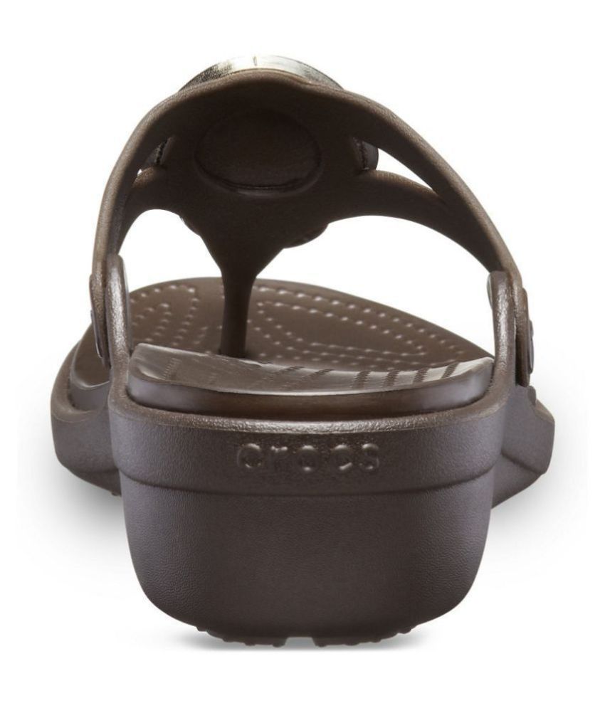 Crocs Gold Wedges Heels Price in India- Buy Crocs Gold Wedges Heels Online at Snapdeal