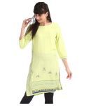 Karigari - Green Rayon Women's Straight Kurti