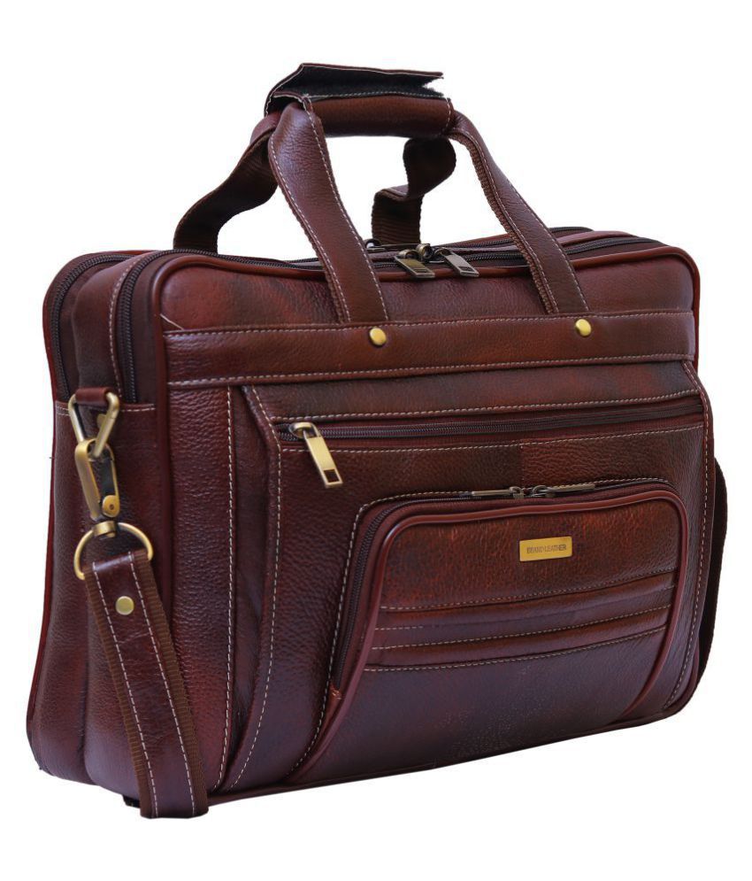 leather office bag        <h3 class=