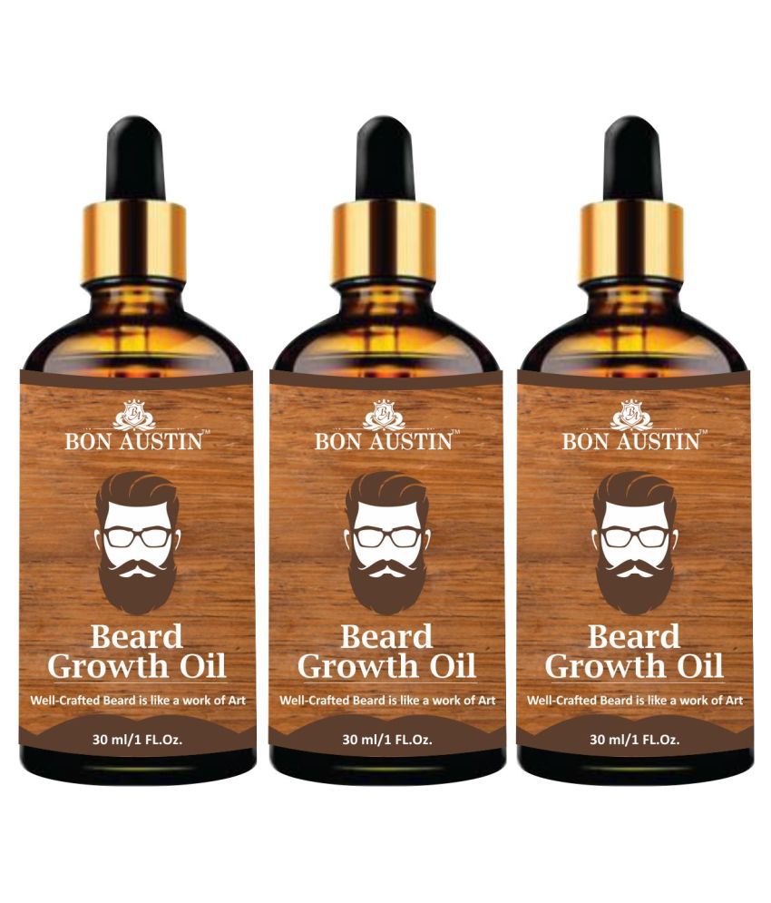     			Bon Austin - 90mL Growth Increasing Beard Oil (Pack of 3)