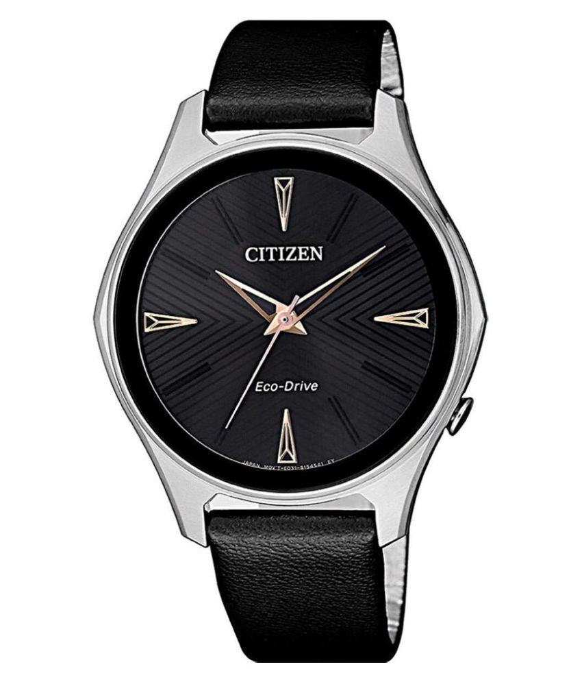 citizen leather watch