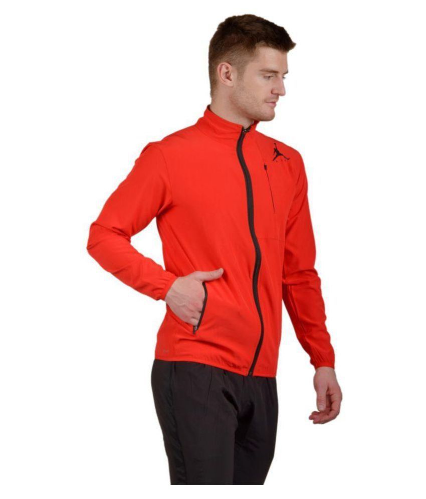 Nike Red Polyester Terry Jacket - Buy Nike Red Polyester Terry Jacket ...