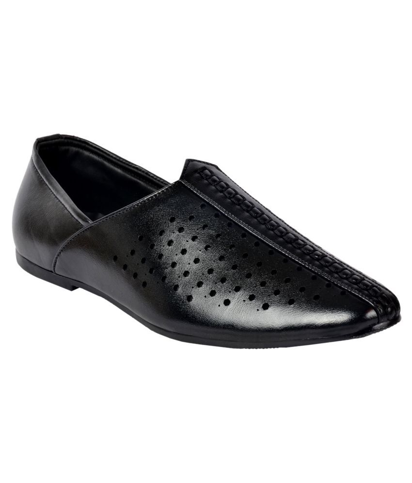 1AAROW Black Designer Shoe - Buy 1AAROW Black Designer Shoe Online at ...