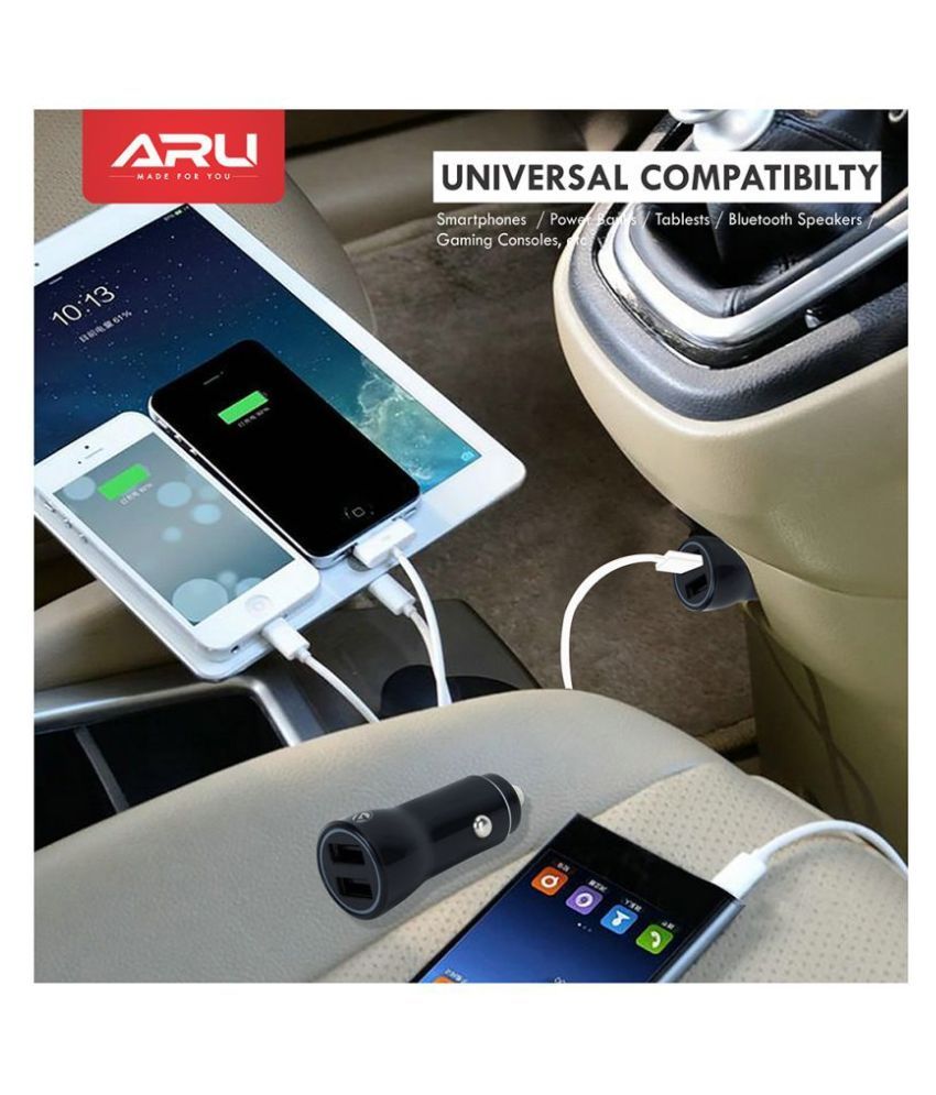 ARU Car Mobile Charger ACC21 Black Buy ARU Car Mobile Charger ACC21