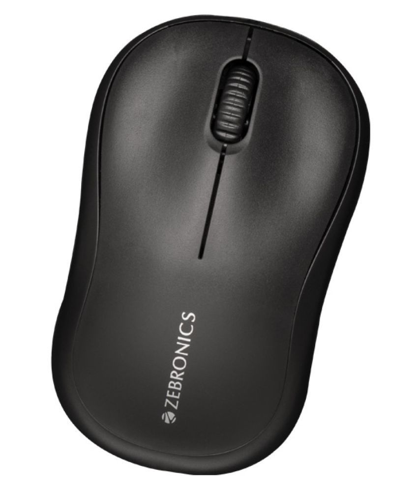 Zebronics Zeb-Comfort Black USB Wired Mouse HIGH PRECISION, PLUG & PLAY