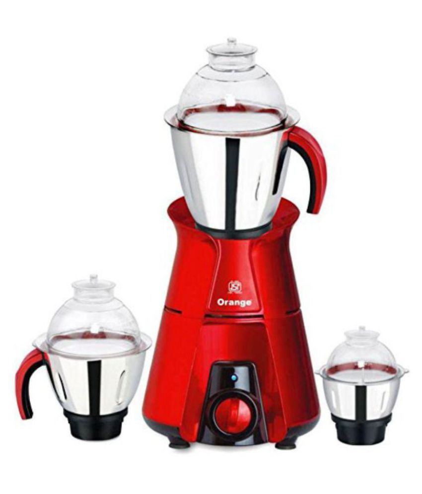 Orange Evita 500 Watt 3 Jar Mixer Grinder Price in India Buy Orange