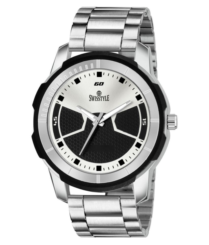     			Swisstyle - Silver Stainless Steel Analog Men's Watch