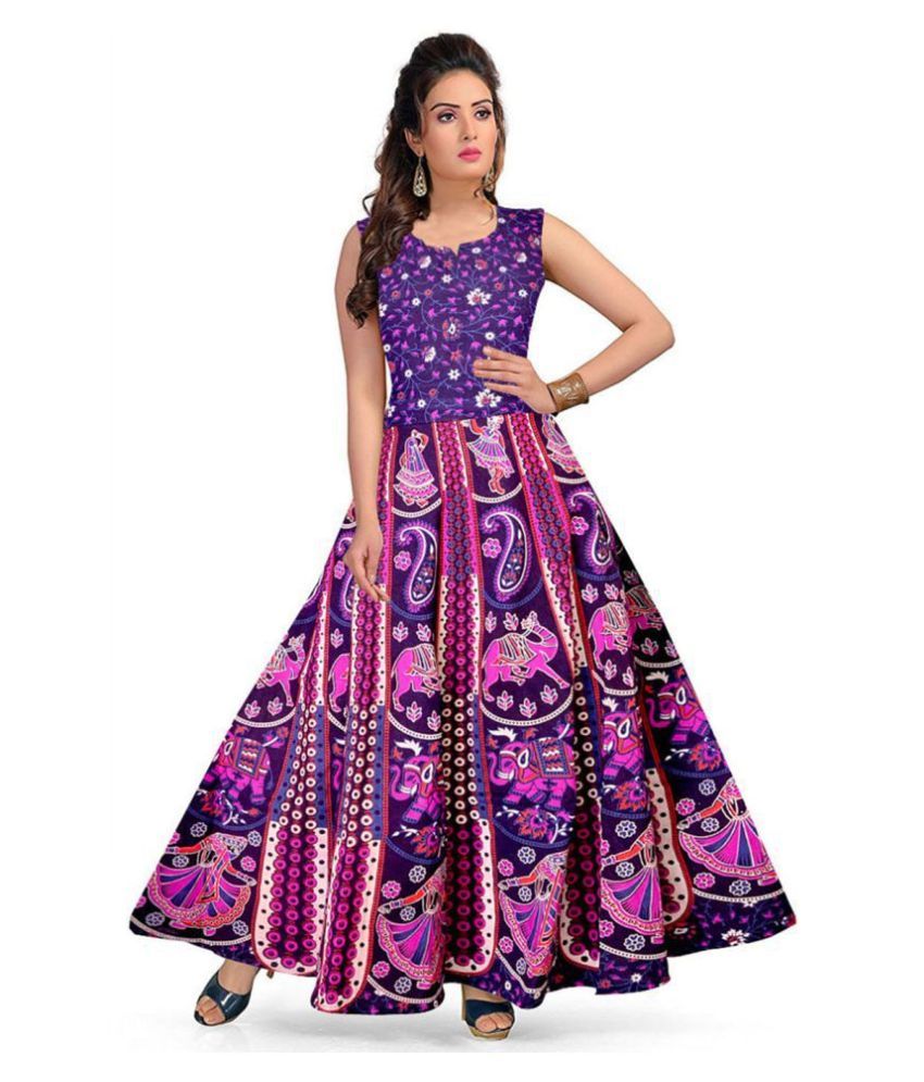 stylish cotton gown