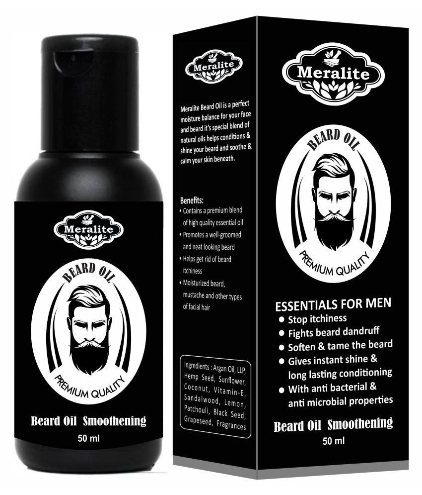     			MERALITE Men's Beard Oil Hair Oil 50 ml