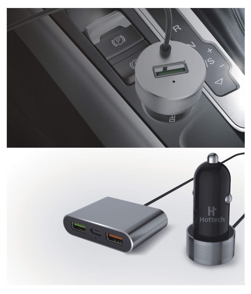 Hottech Car Mobile Charger 5572 Black: Buy Hottech Car Mobile Charger ...