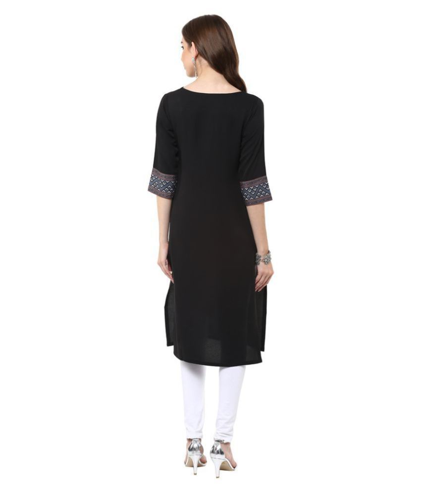 janasya black kurti