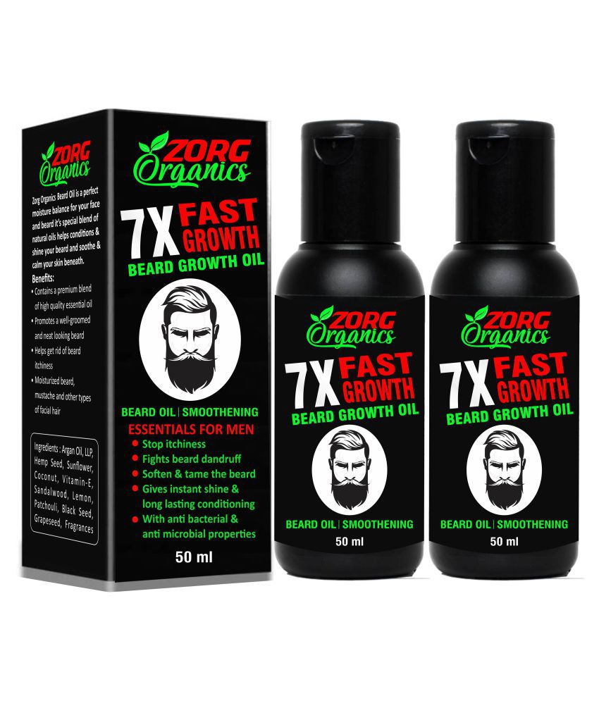     			Zorg Organics 7X Mooch & Beard Oil Hair Oil 100 ml Pack of 2