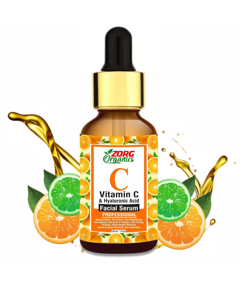     			Zorg Organics Vitamin C Serum For Face Pigmen tation And Oily Skin Face Serum 30 mL