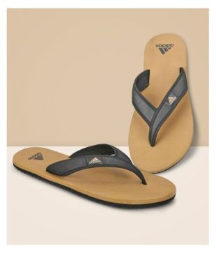 adidas khaki thong flip flop