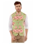 Hangup Pink Cotton Blend Nehru Jacket