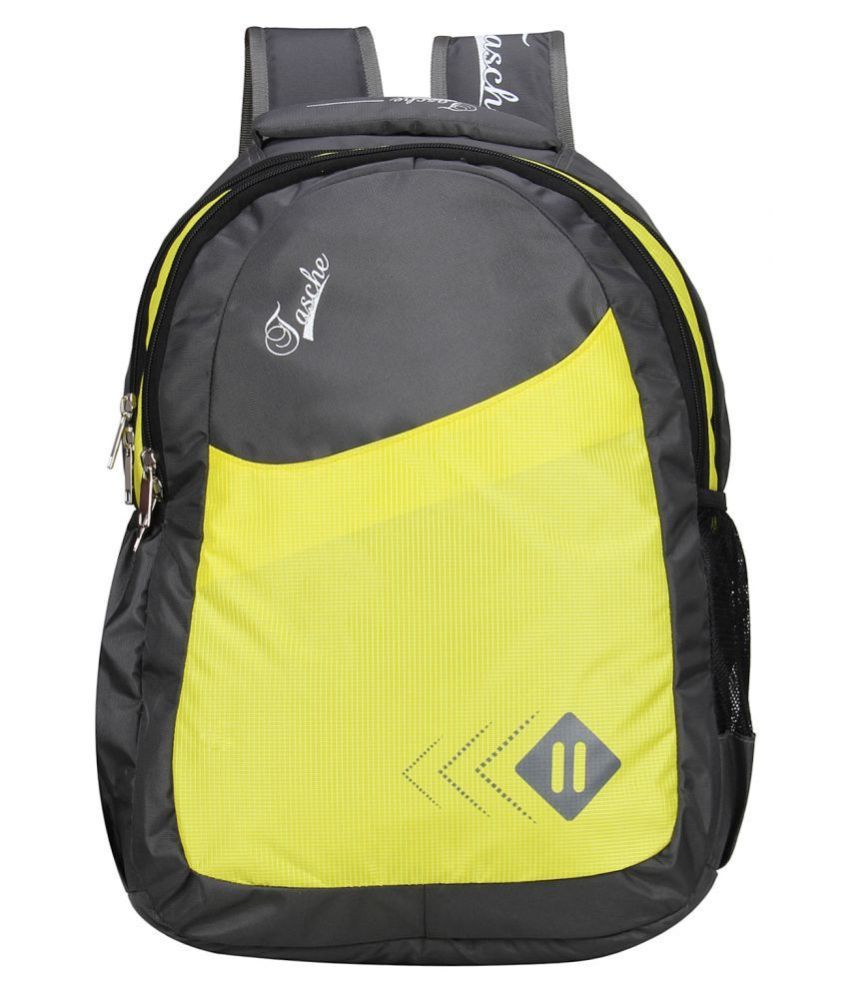 Tasche Yellow amp; Black Stylish Travel Backpack