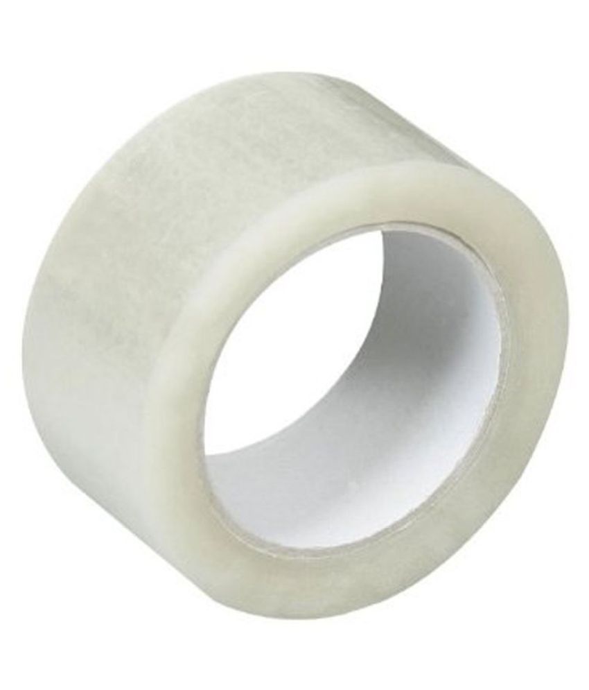     			White / Transparent Cello Tape 2" 65 Meter Pack of 6