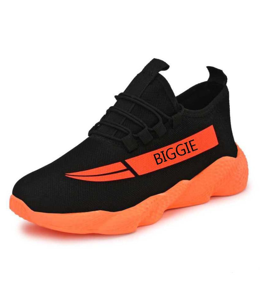 Biggie Black Running Shoes - Buy Biggie Black Running Shoes Online at ...