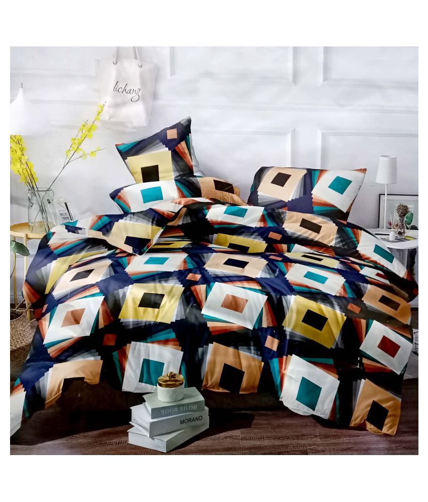 Bombay Dyeing Cotton Single Bedsheet with 1 Pillow Cover Buy Bombay