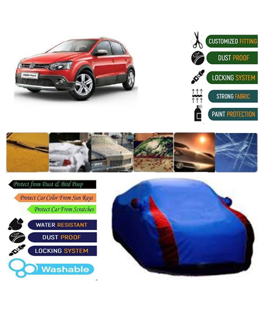 Motohunk Car Body Cover For Volkswagen Cross Polo 14 15 V Shape With Mirror Pocket Buy Motohunk Car Body Cover For Volkswagen Cross Polo 14 15 V Shape With Mirror Pocket Online At Low