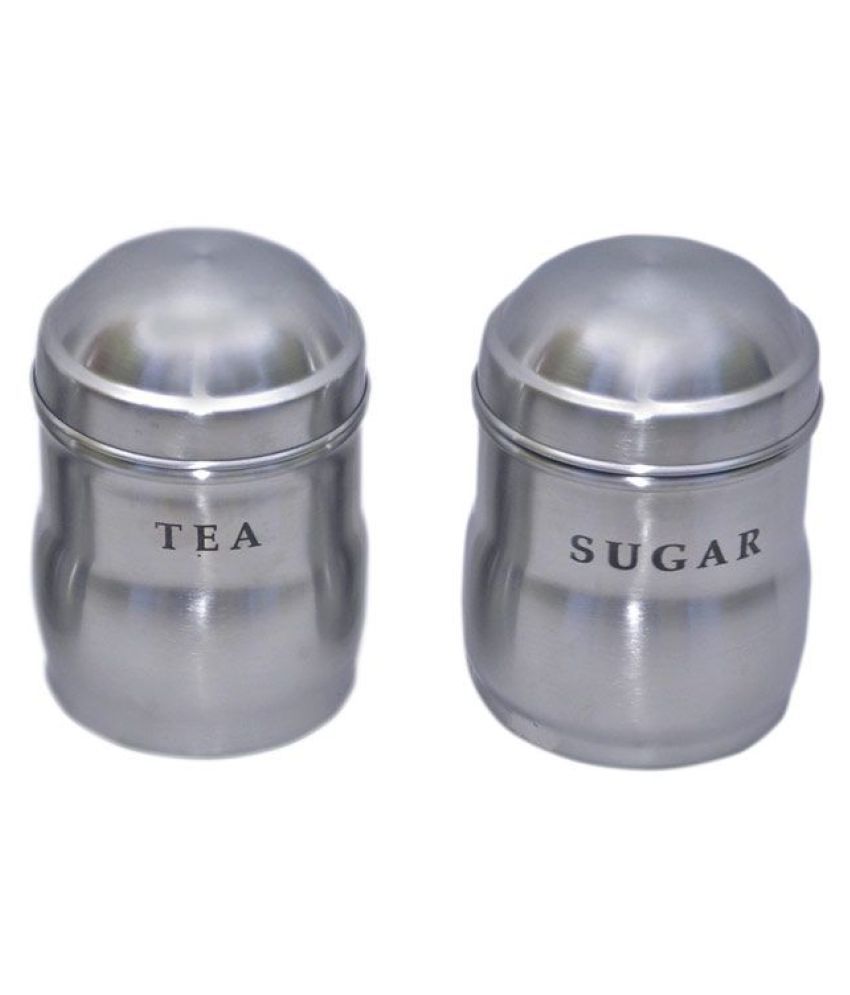     			Dynore Maharaja Tea Sugar Steel Food Container Set of 2 (750mL each)