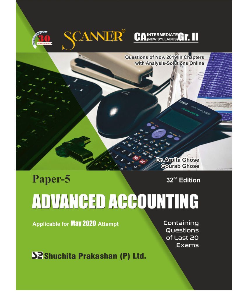 Scanner CA Intermediate Gr. II Paper 5 Advanced Accounting (Regular
