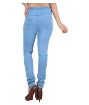 trusha dresses denim lycra jeggings