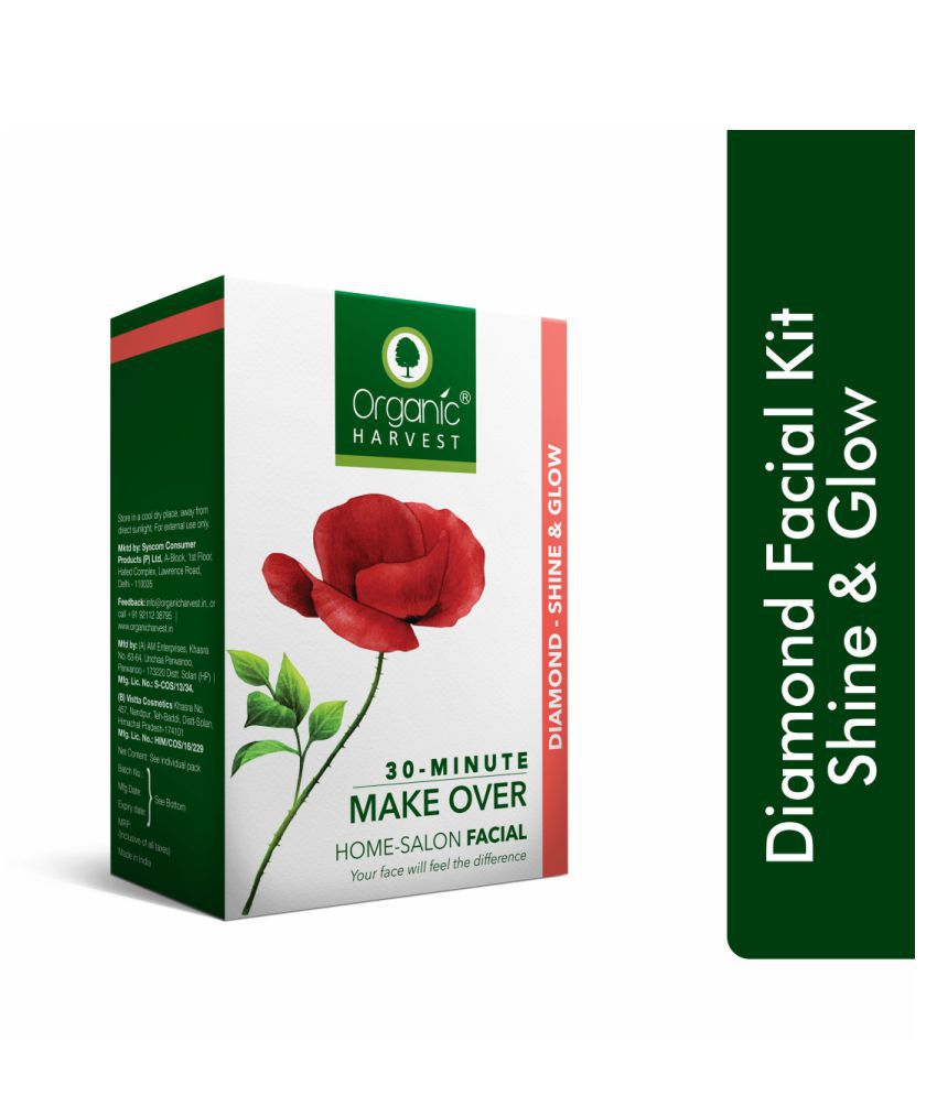     			Organic Harvest - Skin Brightening Facial Kit For All Skin Type ( Pack of 1 )