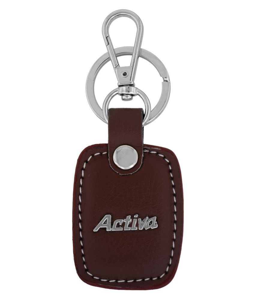 Best Quality Leather Key Chain Honda Activa Scooty Keyring Honda Activa Ring AS1 